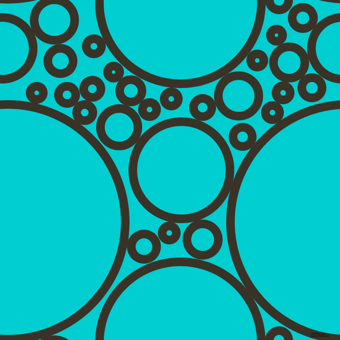 bubbles, circles, sponge, big, medium, small, 17 pixel line width, Creole and Dark Turquoise circles bubbles sponge soap seamless tileable