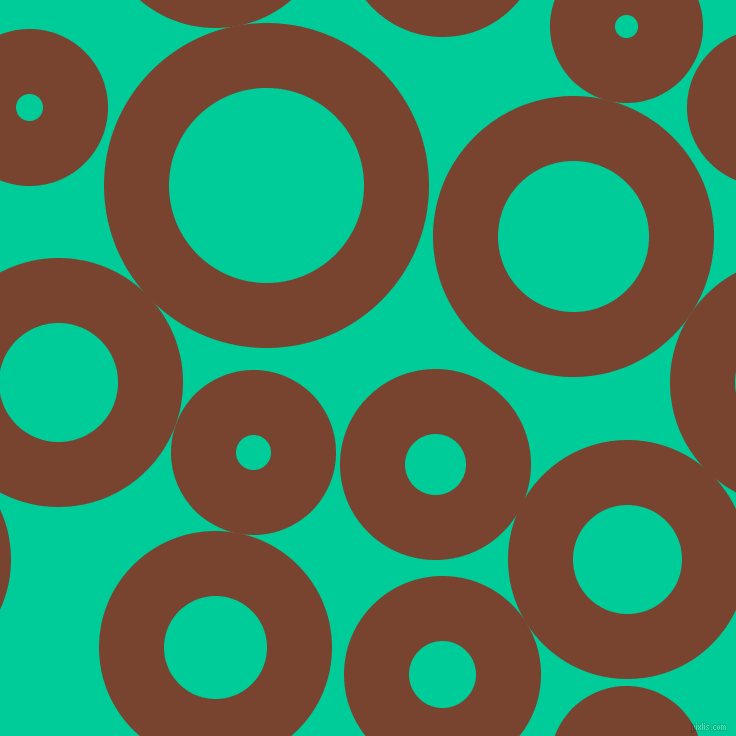 bubbles, circles, sponge, big, medium, small, 65 pixel line width, Cumin and Caribbean Green circles bubbles sponge soap seamless tileable
