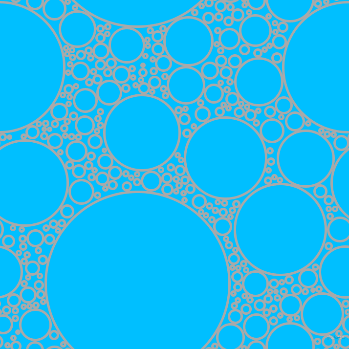bubbles, circles, sponge, big, medium, small, 5 pixel line width, Dark Gray and Deep Sky Blue circles bubbles sponge soap seamless tileable