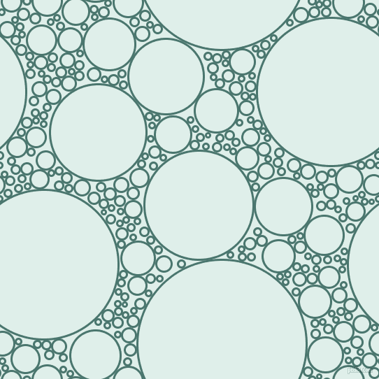 bubbles, circles, sponge, big, medium, small, 3 pixel line width, Dark Green Copper and Clear Day circles bubbles sponge soap seamless tileable