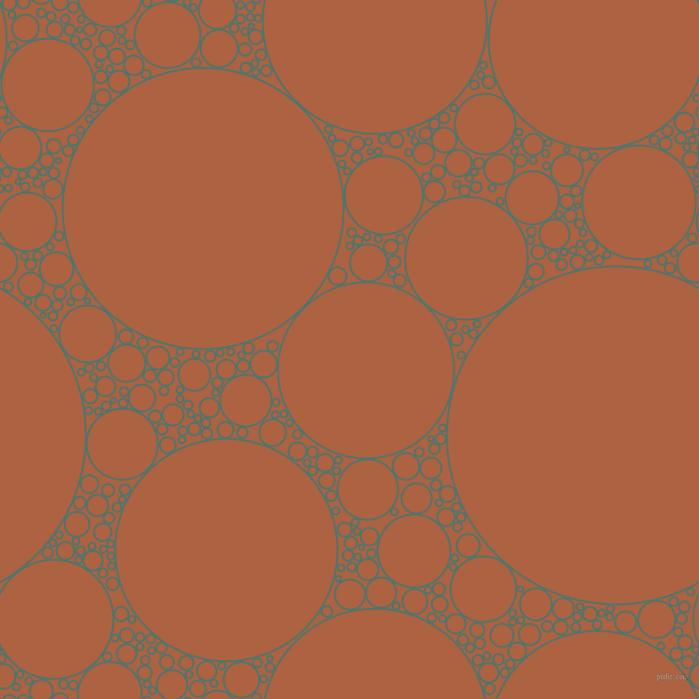 bubbles, circles, sponge, big, medium, small, 2 pixel line width, Dark Green Copper and Tuscany circles bubbles sponge soap seamless tileable