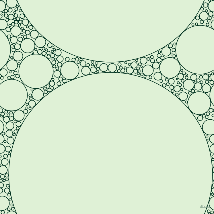 bubbles, circles, sponge, big, medium, small, 2 pixel line width, Dark Green and Hint Of Green circles bubbles sponge soap seamless tileable
