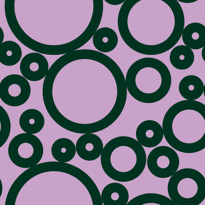 bubbles, circles, sponge, big, medium, small, 33 pixel line width, Dark Green and Lilac circles bubbles sponge soap seamless tileable
