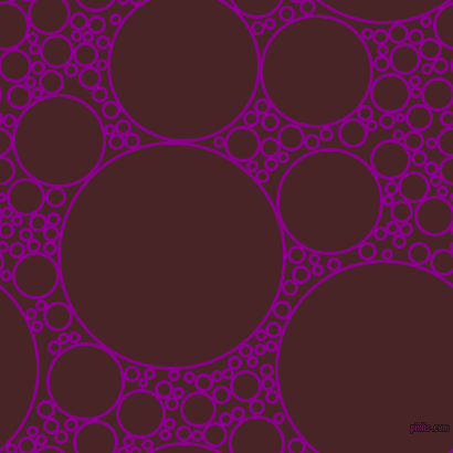 bubbles, circles, sponge, big, medium, small, 3 pixel line width, Dark Magenta and Bulgarian Rose circles bubbles sponge soap seamless tileable