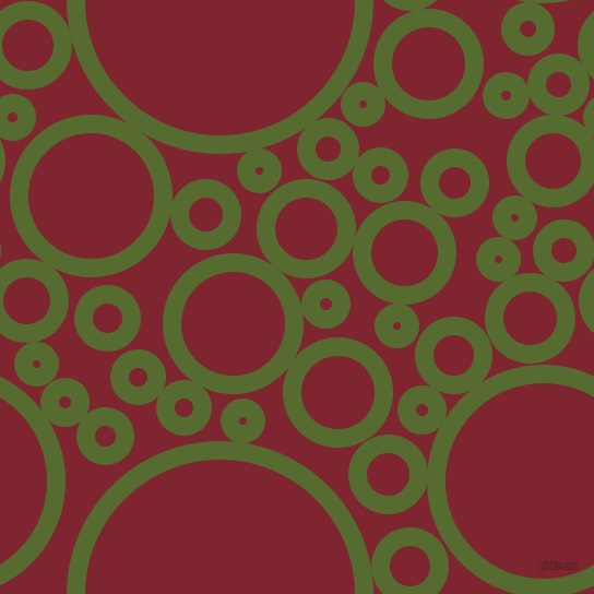 bubbles, circles, sponge, big, medium, small, 17 pixel line width, Dark Olive Green and Scarlett circles bubbles sponge soap seamless tileable