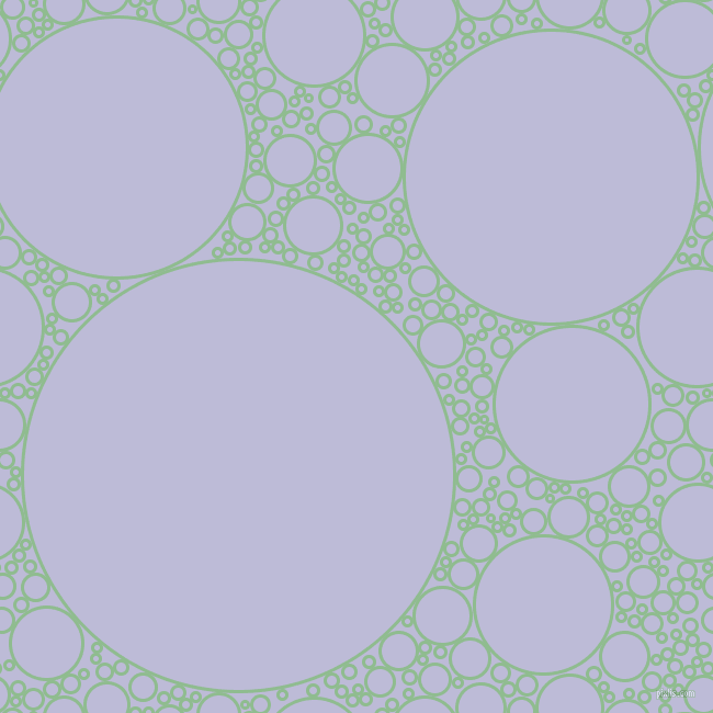 bubbles, circles, sponge, big, medium, small, 3 pixel line width, Dark Sea Green and Lavender Grey circles bubbles sponge soap seamless tileable