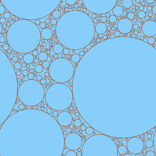 bubbles, circles, sponge, big, medium, small, 2 pixel line widthDesert and Light Sky Blue circles bubbles sponge soap seamless tileable