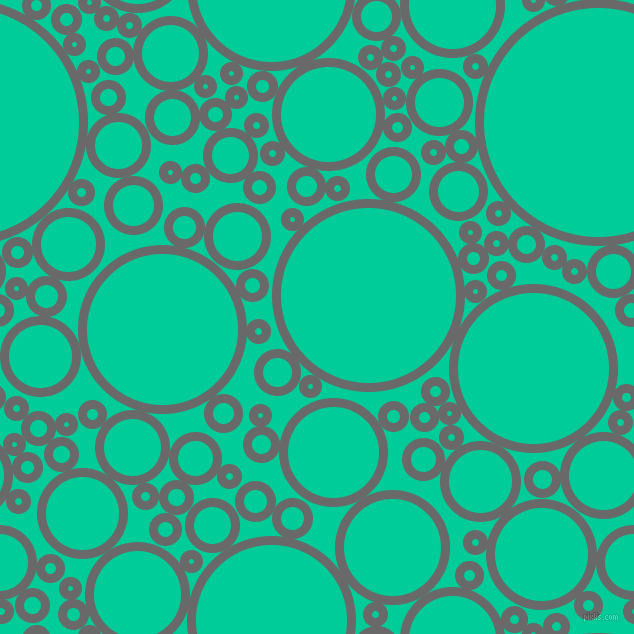 bubbles, circles, sponge, big, medium, small, 9 pixel line width, Dim Gray and Caribbean Green circles bubbles sponge soap seamless tileable