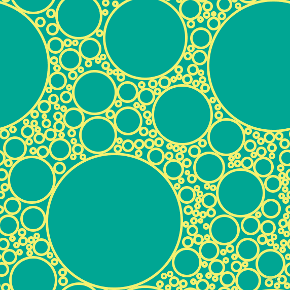 bubbles, circles, sponge, big, medium, small, 5 pixel line width, Dolly and Persian Green circles bubbles sponge soap seamless tileable