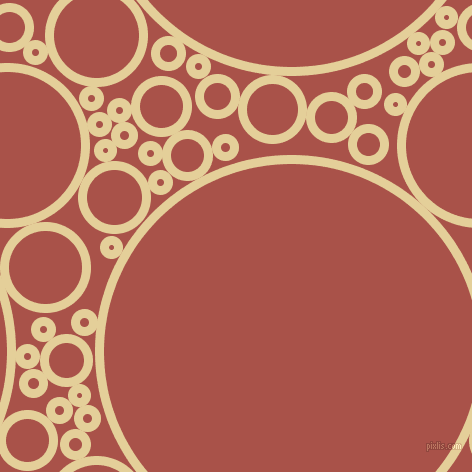 bubbles, circles, sponge, big, medium, small, 9 pixel line width, Double Colonial White and Apple Blossom circles bubbles sponge soap seamless tileable