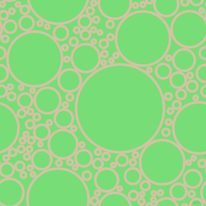 bubbles, circles, sponge, big, medium, small, 9 pixel line width, Double Spanish White and Pastel Green circles bubbles sponge soap seamless tileable