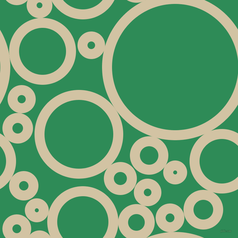bubbles, circles, sponge, big, medium, small, 33 pixel line width, Double Spanish White and Sea Green circles bubbles sponge soap seamless tileable