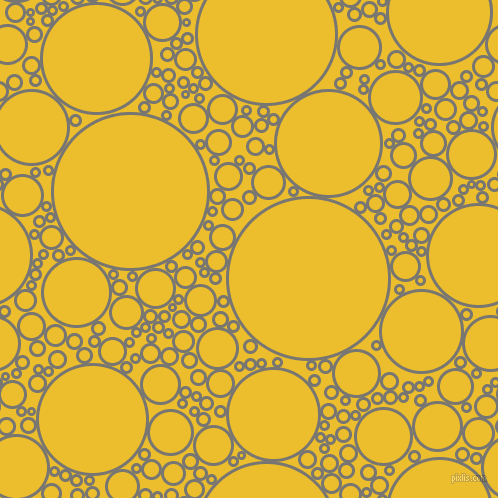 bubbles, circles, sponge, big, medium, small, 3 pixel line width, Dove Grey and Bright Sun circles bubbles sponge soap seamless tileable