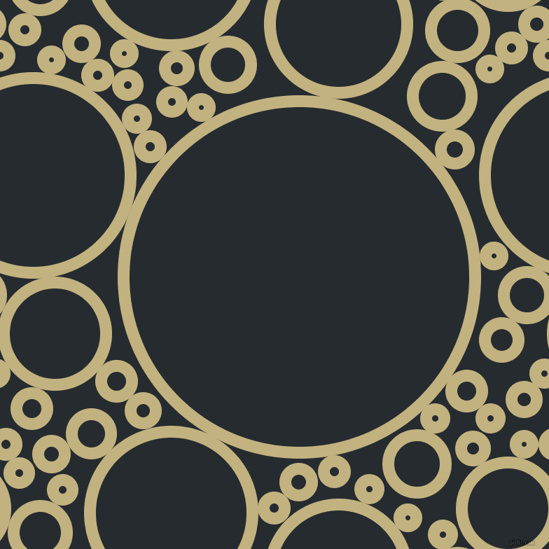 bubbles, circles, sponge, big, medium, small, 17 pixel line width, Ecru and Blue Charcoal circles bubbles sponge soap seamless tileable