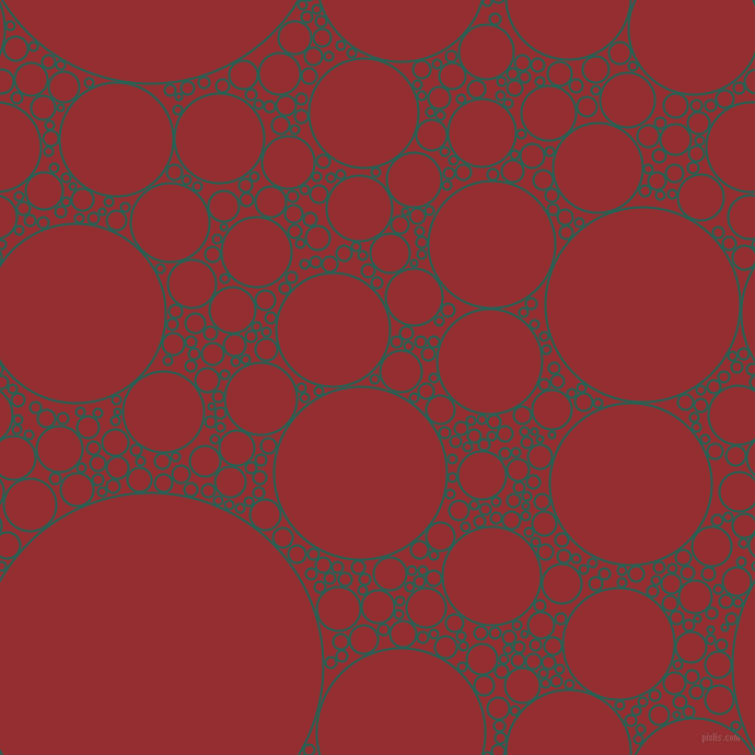 bubbles, circles, sponge, big, medium, small, 2 pixel line width, Eden and Guardsman Red circles bubbles sponge soap seamless tileable