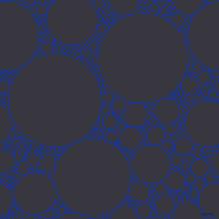 bubbles, circles, sponge, big, medium, small, 2 pixel line width, Egyptian Blue and Black Marlin circles bubbles sponge soap seamless tileable