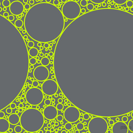 bubbles, circles, sponge, big, medium, small, 3 pixel line width, Electric Lime and Mid Grey circles bubbles sponge soap seamless tileable