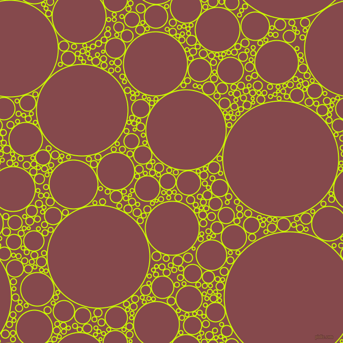 bubbles, circles, sponge, big, medium, small, 2 pixel line width, Electric Lime and Solid Pink circles bubbles sponge soap seamless tileable