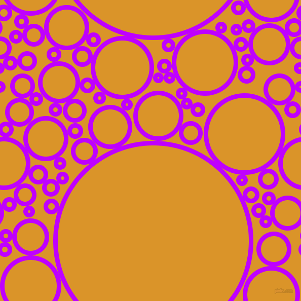 bubbles, circles, sponge, big, medium, small, 9 pixel line width, Electric Purple and Buttercup circles bubbles sponge soap seamless tileable