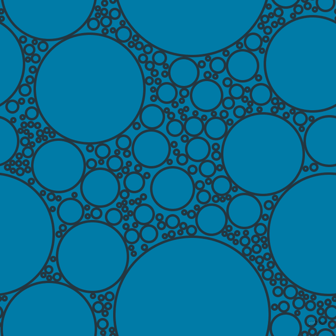 bubbles, circles, sponge, big, medium, small, 5 pixel line width, Elephant and Cerulean circles bubbles sponge soap seamless tileable