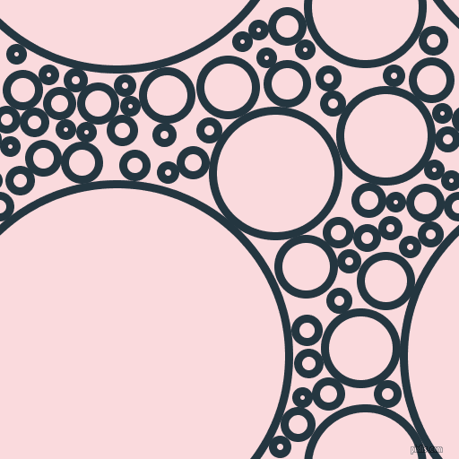 bubbles, circles, sponge, big, medium, small, 9 pixel line width, Elephant and Pale Pink circles bubbles sponge soap seamless tileable