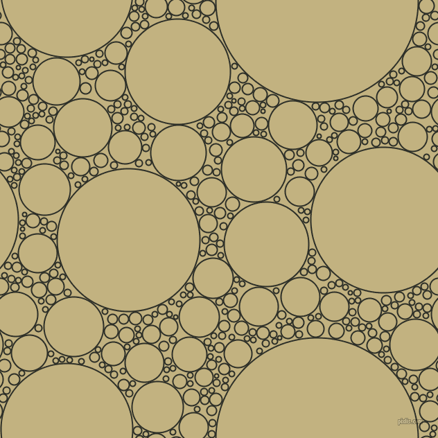 bubbles, circles, sponge, big, medium, small, 2 pixel line width, Eternity and Ecru circles bubbles sponge soap seamless tileable