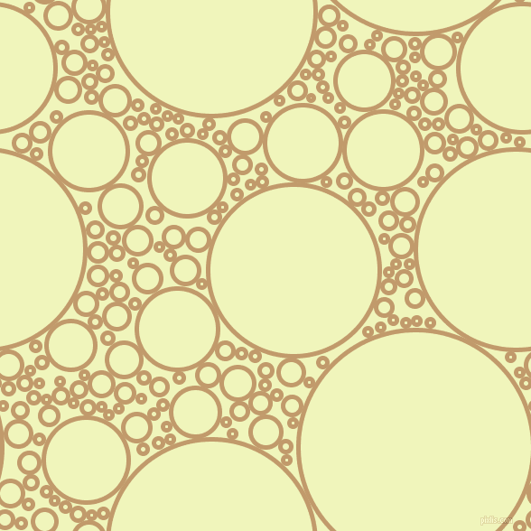 bubbles, circles, sponge, big, medium, small, 5 pixel line width, Fallow and Chiffon circles bubbles sponge soap seamless tileable