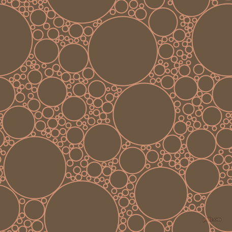 bubbles, circles, sponge, big, medium, small, 2 pixel line width, Feldspar and Tobacco Brown circles bubbles sponge soap seamless tileable