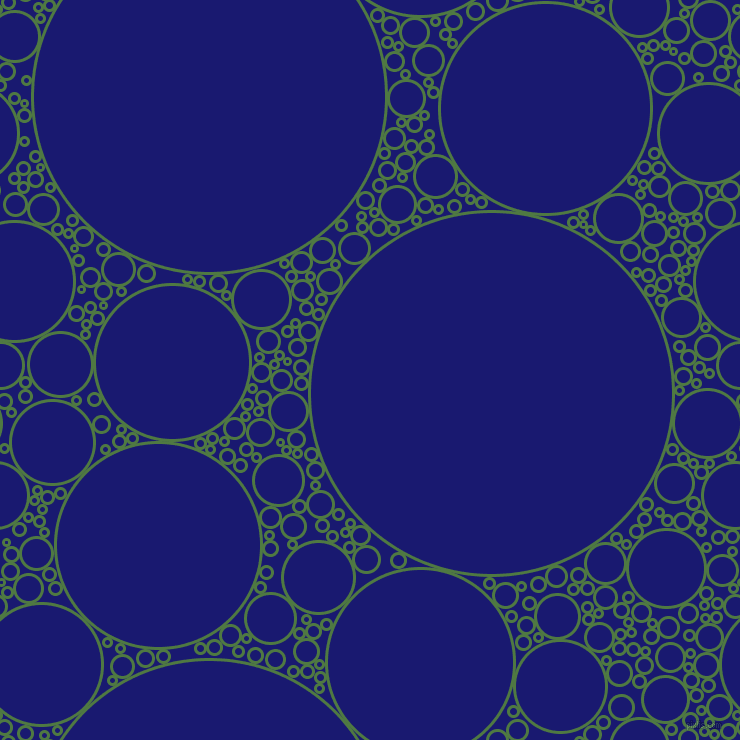 bubbles, circles, sponge, big, medium, small, 3 pixel line width, Fern Green and Midnight Blue circles bubbles sponge soap seamless tileable