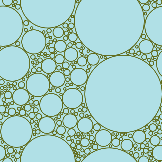 bubbles, circles, sponge, big, medium, small, 3 pixel line width, Fiji Green and Powder Blue circles bubbles sponge soap seamless tileable