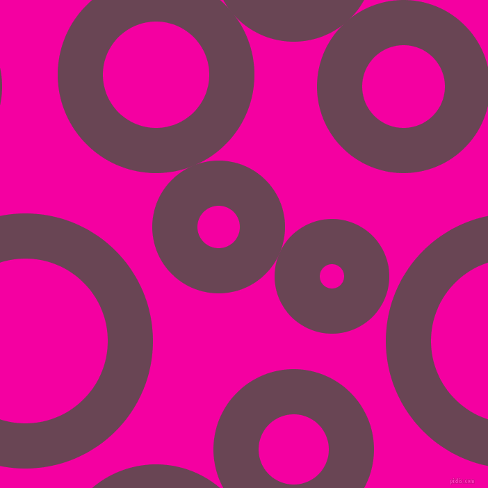 bubbles, circles, sponge, big, medium, small, 65 pixel line width, Finn and Hollywood Cerise circles bubbles sponge soap seamless tileable