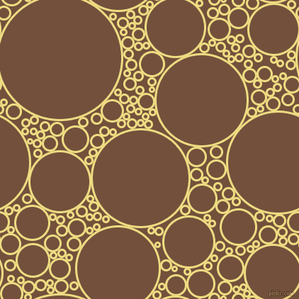 bubbles, circles, sponge, big, medium, small, 3 pixel line width, Flax and Old Copper circles bubbles sponge soap seamless tileable