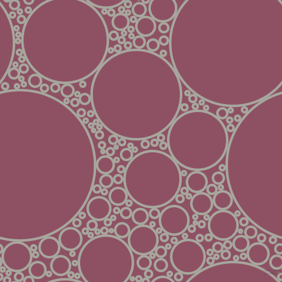 bubbles, circles, sponge, big, medium, small, 5 pixel line width, Foggy Grey and Cannon Pink circles bubbles sponge soap seamless tileable
