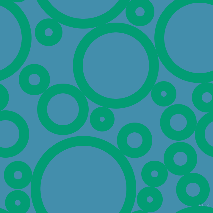 bubbles, circles, sponge, big, medium, small, 33 pixel line width, Free Speech Aquamarine and Boston Blue circles bubbles sponge soap seamless tileable