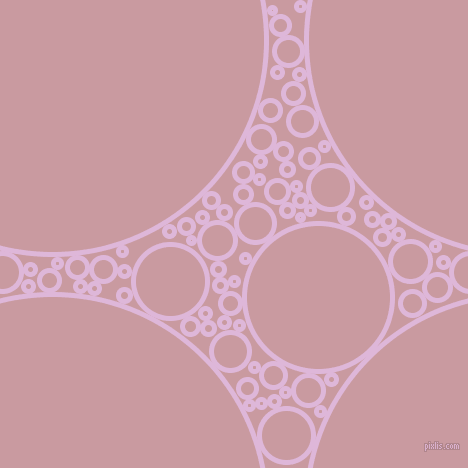 bubbles, circles, sponge, big, medium, small, 5 pixel line width, French Lilac and Careys Pink circles bubbles sponge soap seamless tileable
