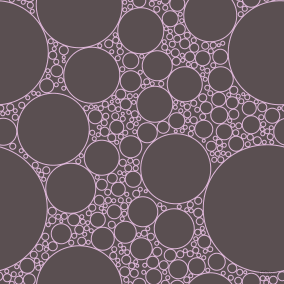 bubbles, circles, sponge, big, medium, small, 2 pixel line width, French Lilac and Don Juan circles bubbles sponge soap seamless tileable