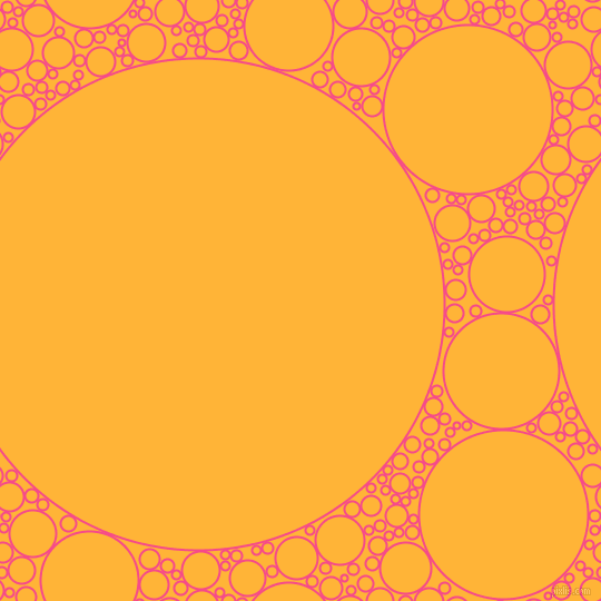 bubbles, circles, sponge, big, medium, small, 2 pixel line width, French Rose and Supernova circles bubbles sponge soap seamless tileable