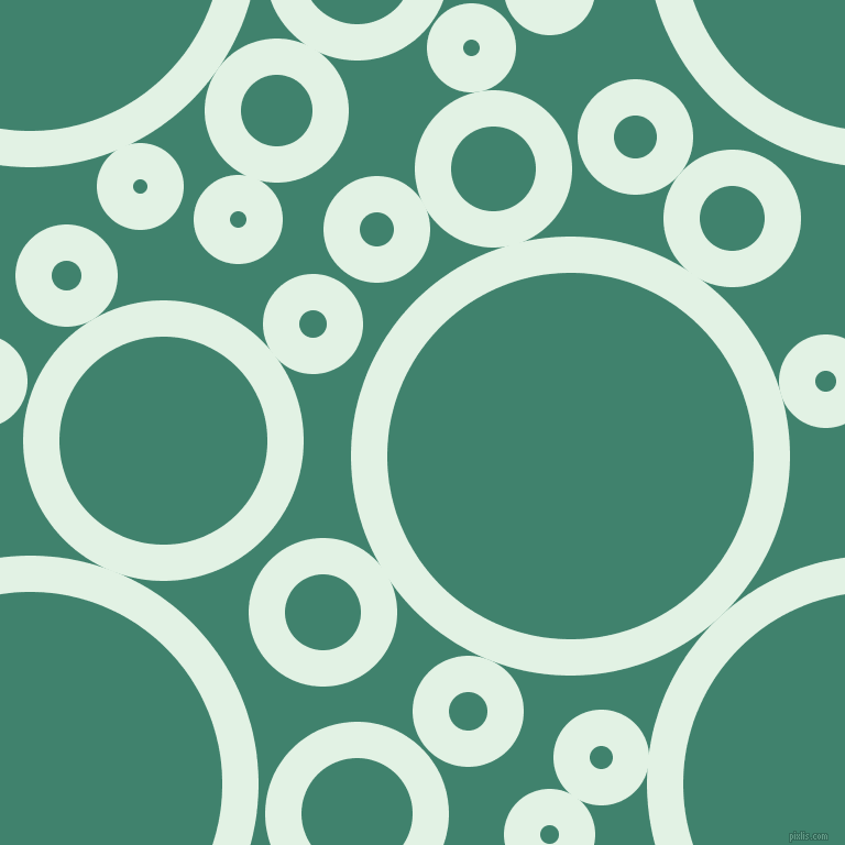 bubbles, circles, sponge, big, medium, small, 33 pixel line width, Frosted Mint and Viridian circles bubbles sponge soap seamless tileable