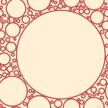 bubbles, circles, sponge, big, medium, small, 5 pixel line width, Fuzzy Wuzzy Brown and Papaya Whip circles bubbles sponge soap seamless tileable