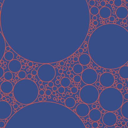 bubbles, circles, sponge, big, medium, small, 2 pixel line width, Fuzzy Wuzzy Brown and Tory Blue circles bubbles sponge soap seamless tileable