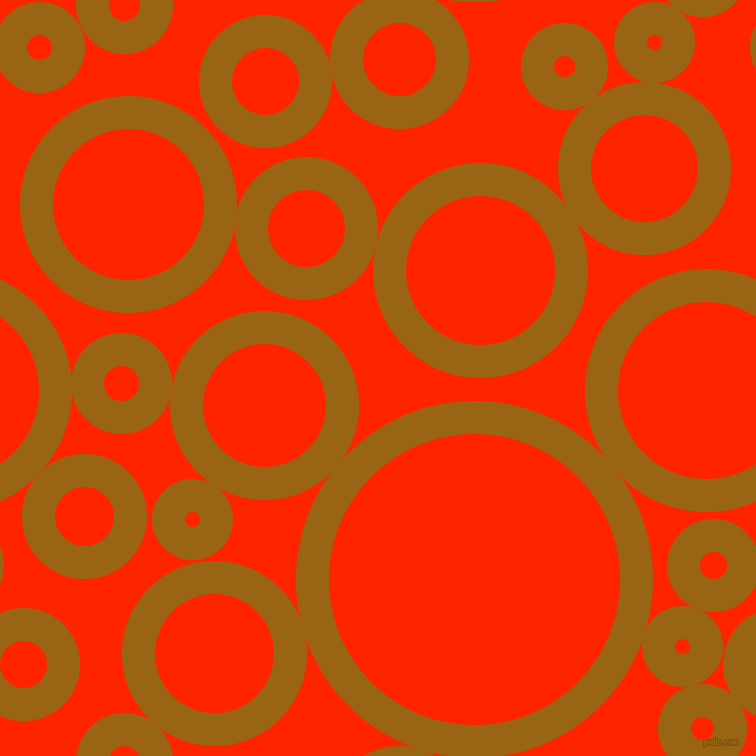 bubbles, circles, sponge, big, medium, small, 33 pixel line width, Golden Brown and Scarlet circles bubbles sponge soap seamless tileable