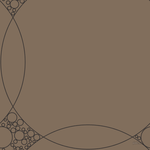 bubbles, circles, sponge, big, medium, small, 2 pixel line width, Gondola and Donkey Brown circles bubbles sponge soap seamless tileable