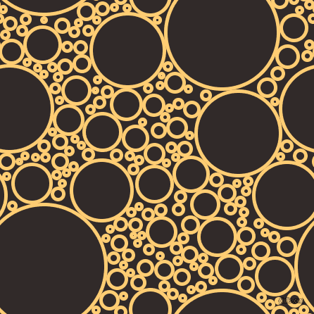 bubbles, circles, sponge, big, medium, small, 5 pixel line width, Grandis and Livid Brown circles bubbles sponge soap seamless tileable