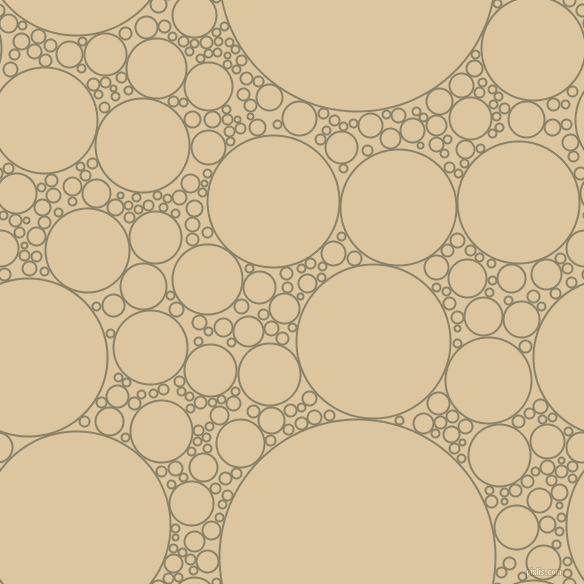bubbles, circles, sponge, big, medium, small, 2 pixel line width, Granite Green and Raffia circles bubbles sponge soap seamless tileable