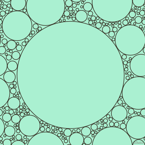 bubbles, circles, sponge, big, medium, small, 2 pixel line width, Graphite and Magic Mint circles bubbles sponge soap seamless tileable