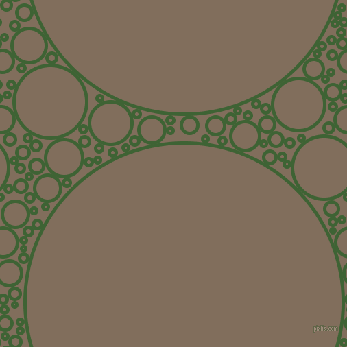 bubbles, circles, sponge, big, medium, small, 5 pixel line width, Green House and Donkey Brown circles bubbles sponge soap seamless tileable