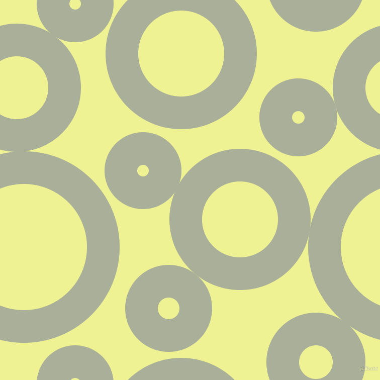 bubbles, circles, sponge, big, medium, small, 65 pixel line width, Green Spring and Jonquil circles bubbles sponge soap seamless tileable