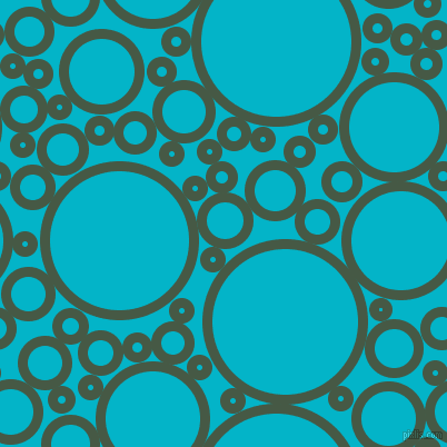 bubbles, circles, sponge, big, medium, small, 9 pixel line width, Grey-Asparagus and Iris Blue circles bubbles sponge soap seamless tileable