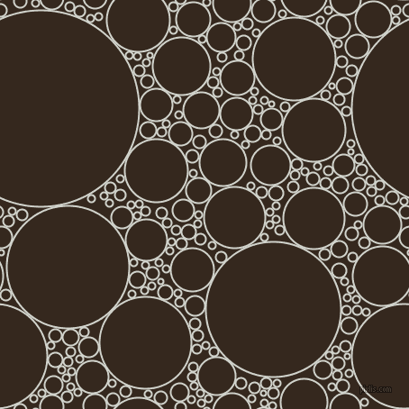 bubbles, circles, sponge, big, medium, small, 2 pixel line width, Grey Nurse and Cocoa Brown circles bubbles sponge soap seamless tileable