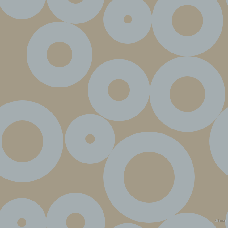 bubbles, circles, sponge, big, medium, small, 65 pixel line width, Gull Grey and Napa circles bubbles sponge soap seamless tileable